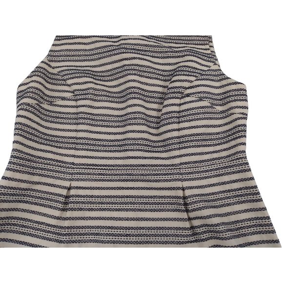Hoss Inropia Anthropologie Textured geometric striped Sheath Dress Sz 42 (US 10) - Picture 8 of 16